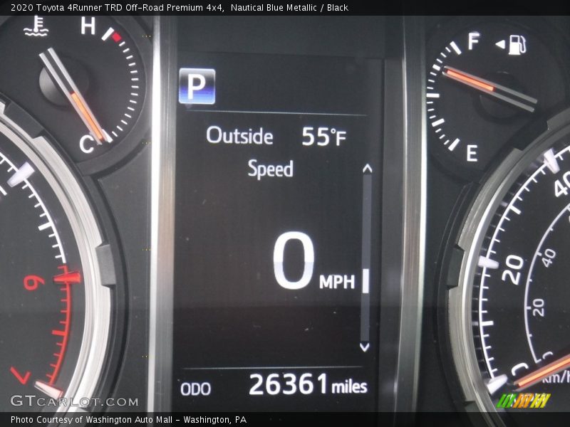 Nautical Blue Metallic / Black 2020 Toyota 4Runner TRD Off-Road Premium 4x4