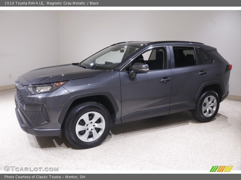 Magnetic Gray Metallic / Black 2019 Toyota RAV4 LE