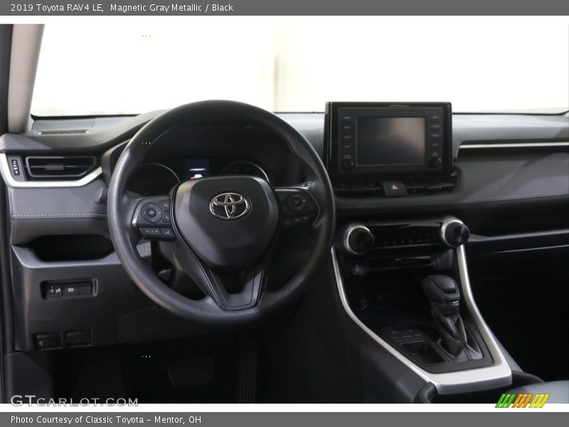 Magnetic Gray Metallic / Black 2019 Toyota RAV4 LE