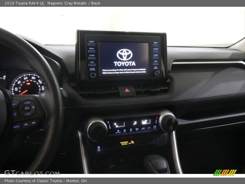 Magnetic Gray Metallic / Black 2019 Toyota RAV4 LE