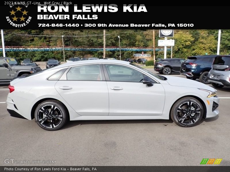 Wolf Gray / Black 2023 Kia K5 GT-Line