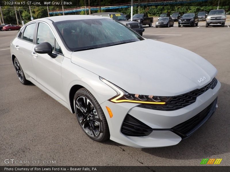 Wolf Gray / Black 2023 Kia K5 GT-Line
