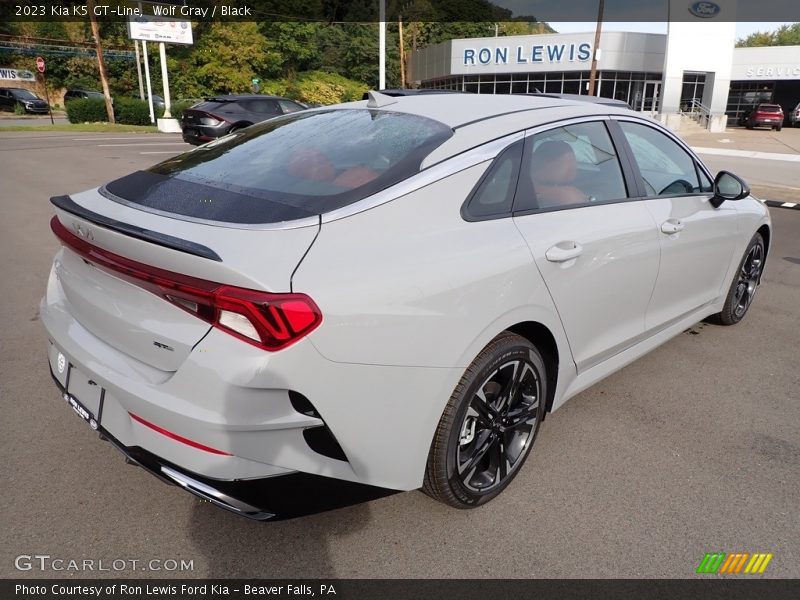 Wolf Gray / Black 2023 Kia K5 GT-Line