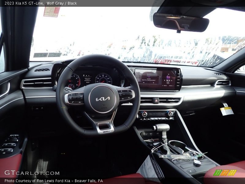Wolf Gray / Black 2023 Kia K5 GT-Line