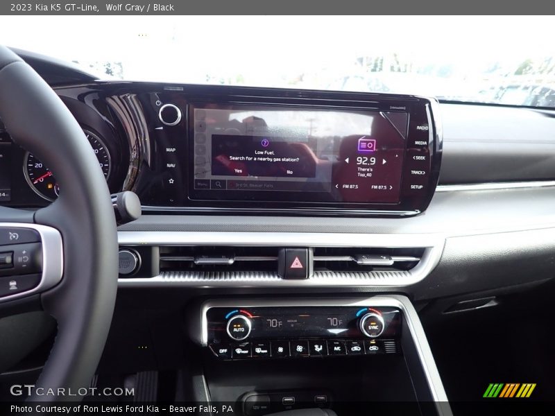 Wolf Gray / Black 2023 Kia K5 GT-Line