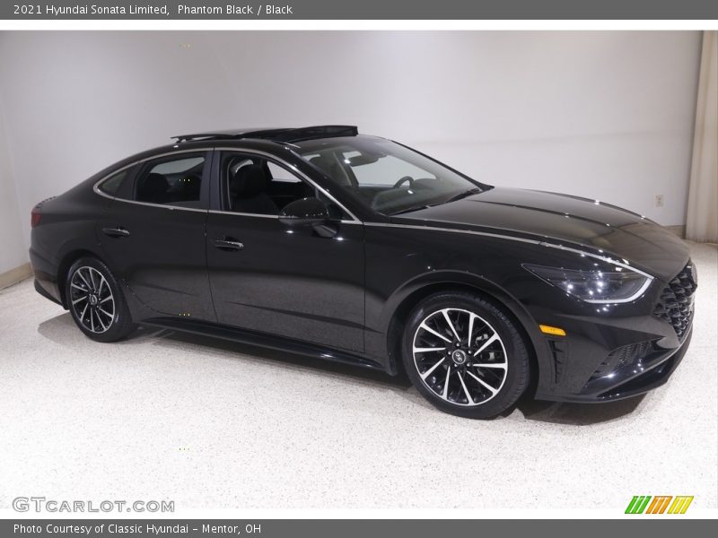 Phantom Black / Black 2021 Hyundai Sonata Limited