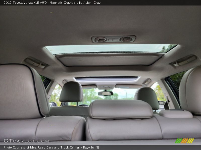 Magnetic Gray Metallic / Light Gray 2012 Toyota Venza XLE AWD