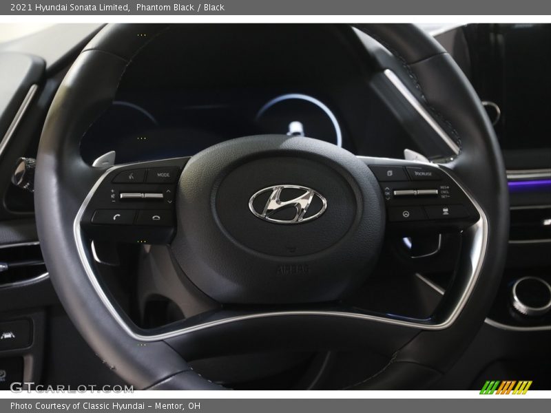 Phantom Black / Black 2021 Hyundai Sonata Limited