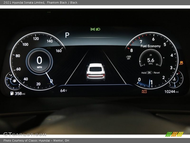 Phantom Black / Black 2021 Hyundai Sonata Limited