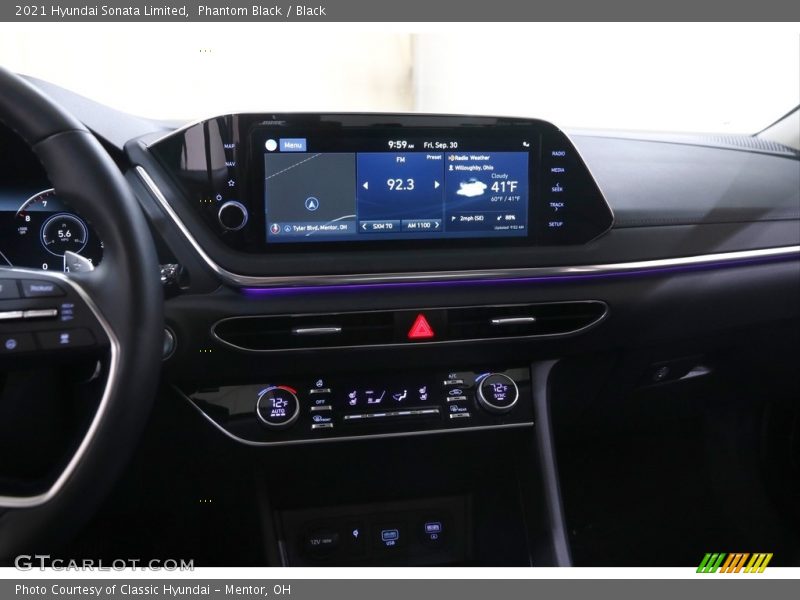 Phantom Black / Black 2021 Hyundai Sonata Limited
