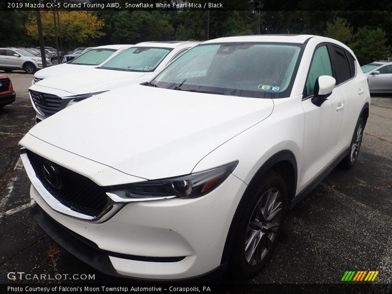 Snowflake White Pearl Mica / Black 2019 Mazda CX-5 Grand Touring AWD