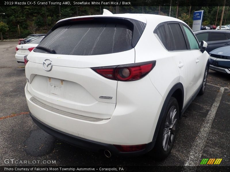 Snowflake White Pearl Mica / Black 2019 Mazda CX-5 Grand Touring AWD