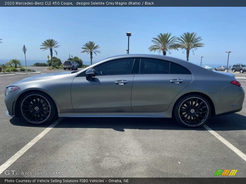 designo Selenite Grey Magno (Matte) / Black 2020 Mercedes-Benz CLS 450 Coupe