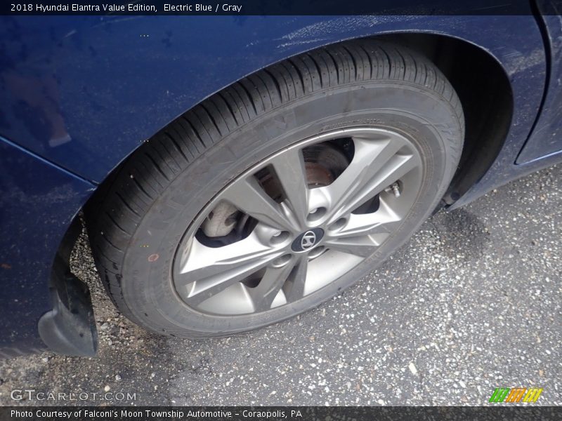 Electric Blue / Gray 2018 Hyundai Elantra Value Edition