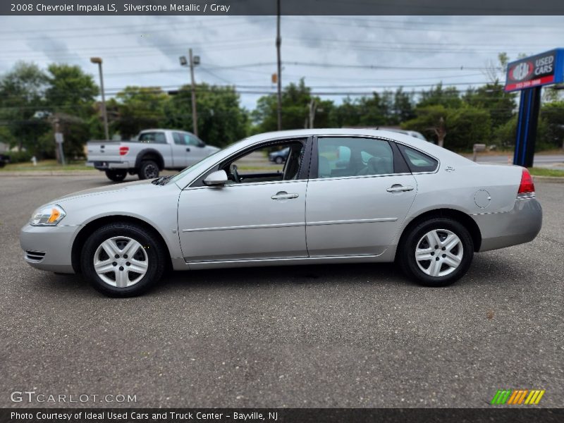 Silverstone Metallic / Gray 2008 Chevrolet Impala LS