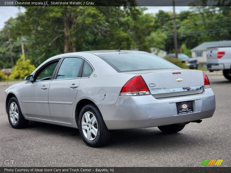 Silverstone Metallic / Gray 2008 Chevrolet Impala LS