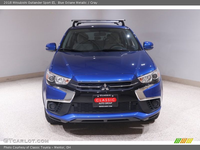 Blue Octane Metallic / Gray 2018 Mitsubishi Outlander Sport ES