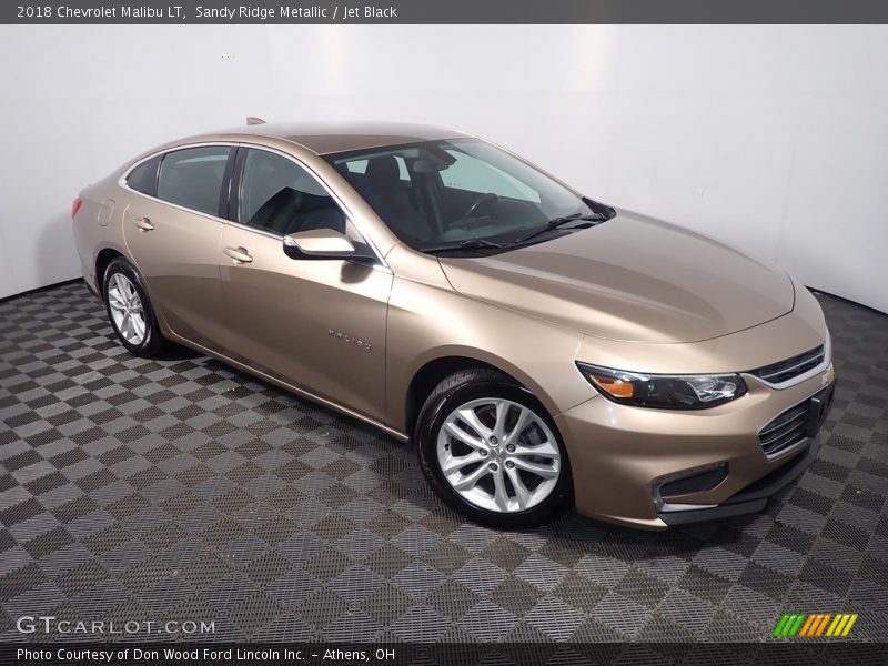 Sandy Ridge Metallic / Jet Black 2018 Chevrolet Malibu LT