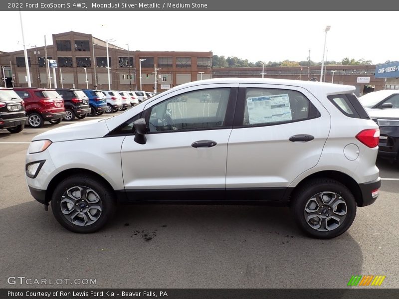 Moondust Silver Metallic / Medium Stone 2022 Ford EcoSport S 4WD