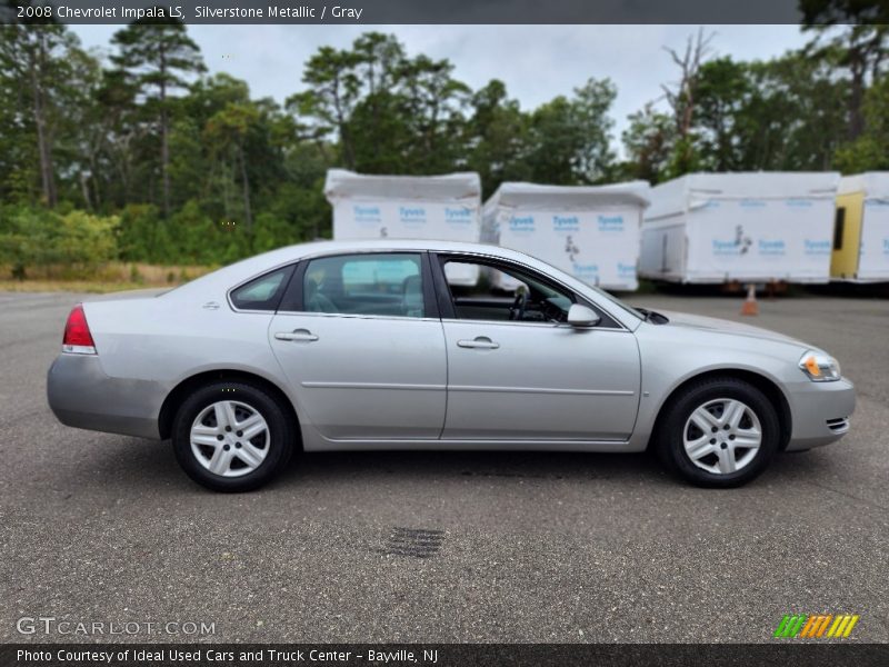 Silverstone Metallic / Gray 2008 Chevrolet Impala LS