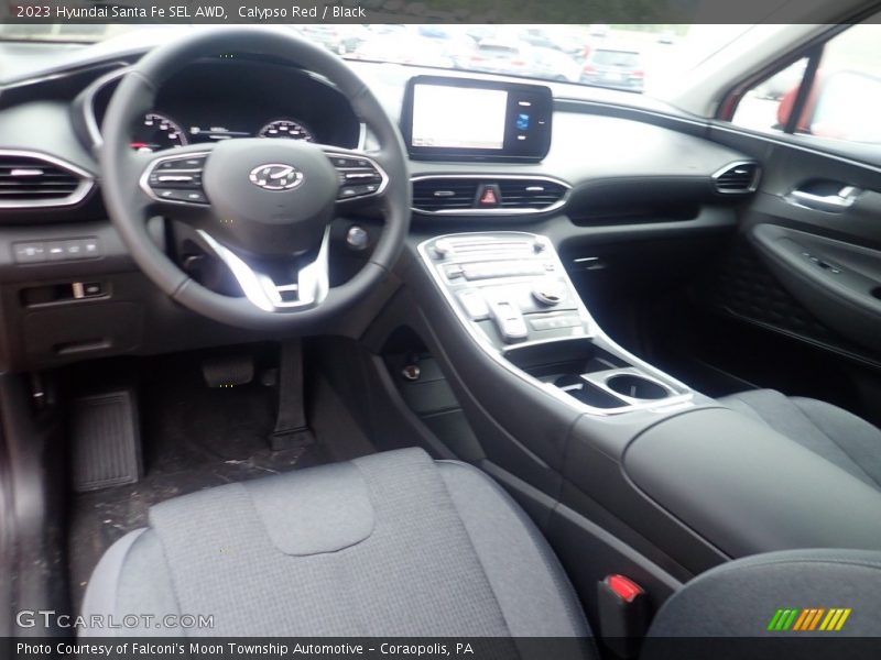 Calypso Red / Black 2023 Hyundai Santa Fe SEL AWD