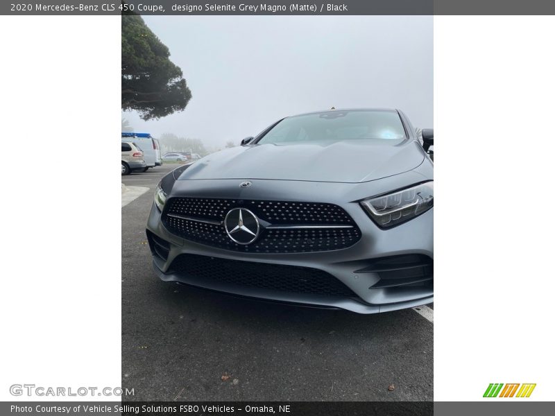 designo Selenite Grey Magno (Matte) / Black 2020 Mercedes-Benz CLS 450 Coupe