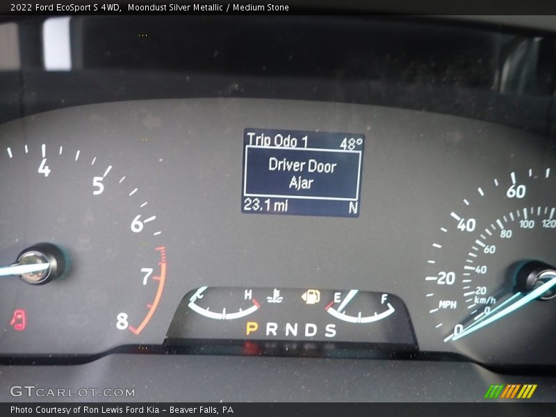 Moondust Silver Metallic / Medium Stone 2022 Ford EcoSport S 4WD