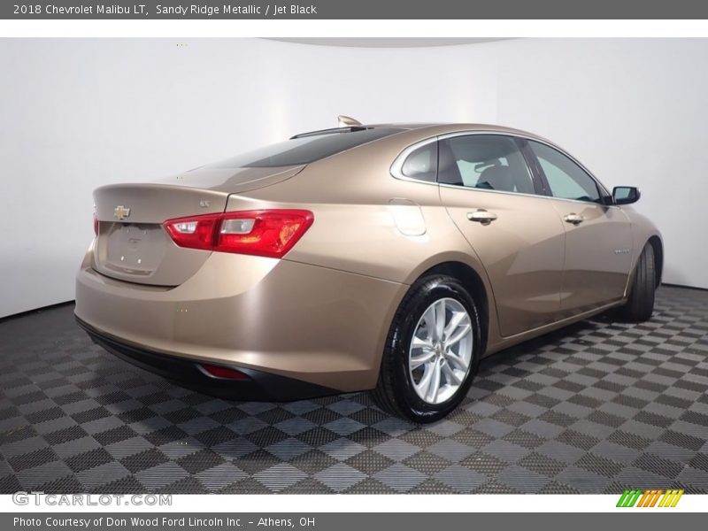 Sandy Ridge Metallic / Jet Black 2018 Chevrolet Malibu LT