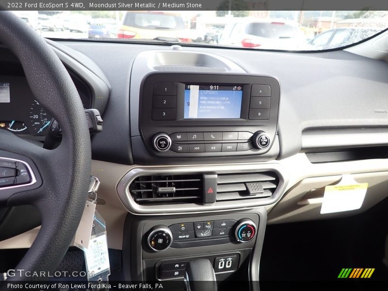 Moondust Silver Metallic / Medium Stone 2022 Ford EcoSport S 4WD