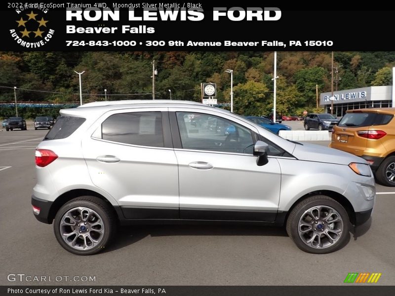 Moondust Silver Metallic / Black 2022 Ford EcoSport Titanium 4WD