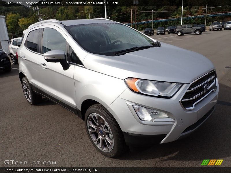 Moondust Silver Metallic / Black 2022 Ford EcoSport Titanium 4WD