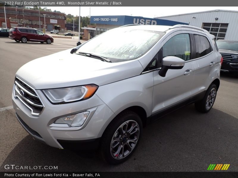 Moondust Silver Metallic / Black 2022 Ford EcoSport Titanium 4WD