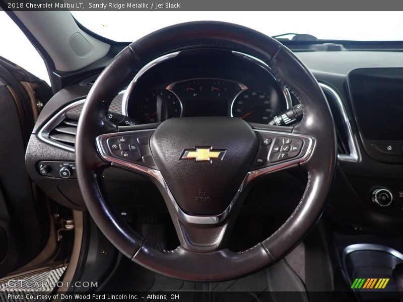 Sandy Ridge Metallic / Jet Black 2018 Chevrolet Malibu LT