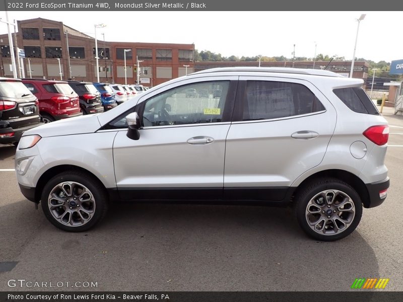 Moondust Silver Metallic / Black 2022 Ford EcoSport Titanium 4WD