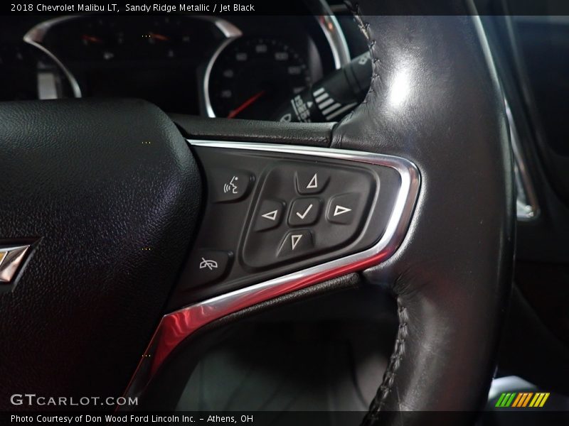 Sandy Ridge Metallic / Jet Black 2018 Chevrolet Malibu LT