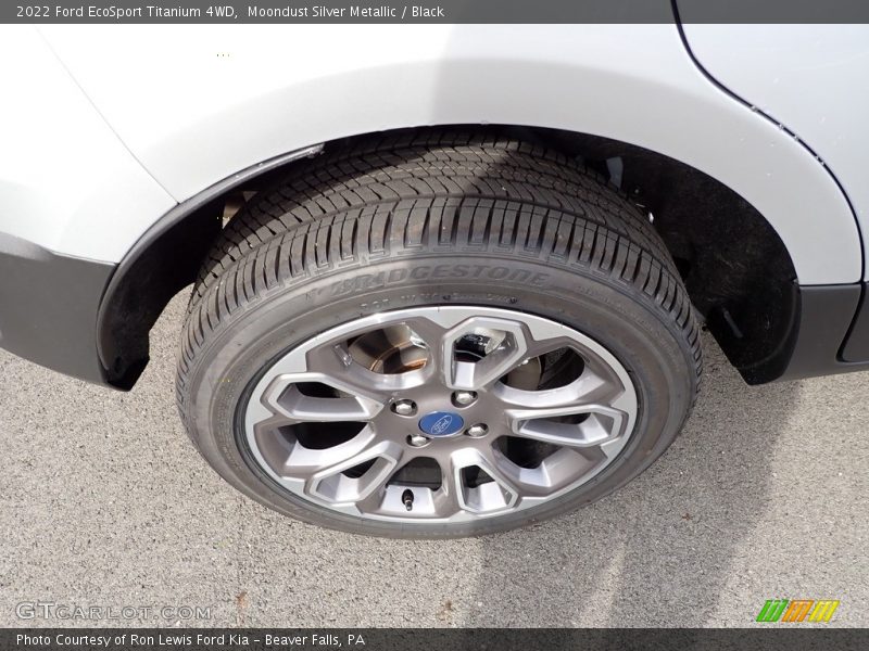 Moondust Silver Metallic / Black 2022 Ford EcoSport Titanium 4WD