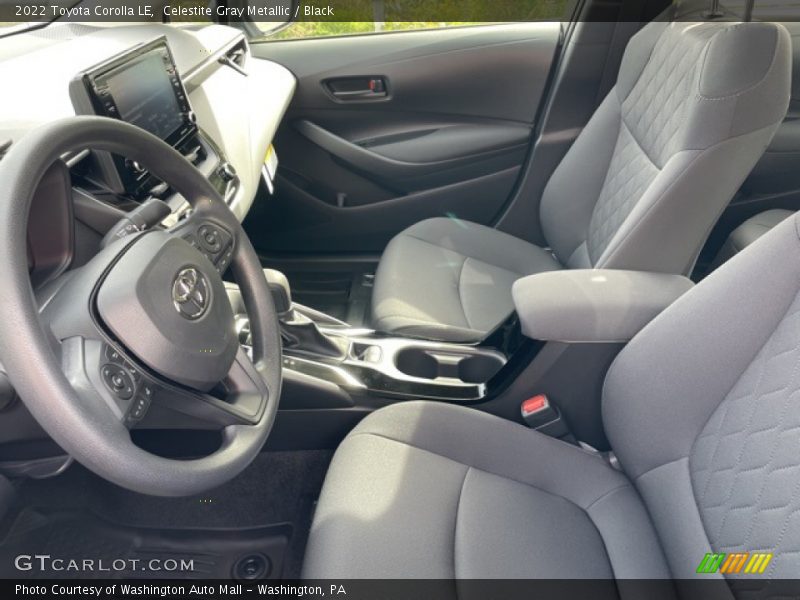 Celestite Gray Metallic / Black 2022 Toyota Corolla LE