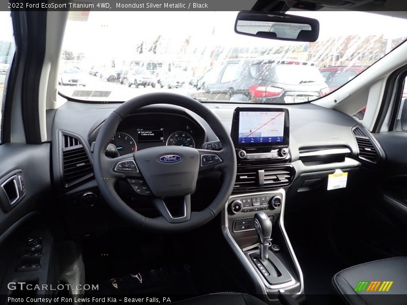 Moondust Silver Metallic / Black 2022 Ford EcoSport Titanium 4WD
