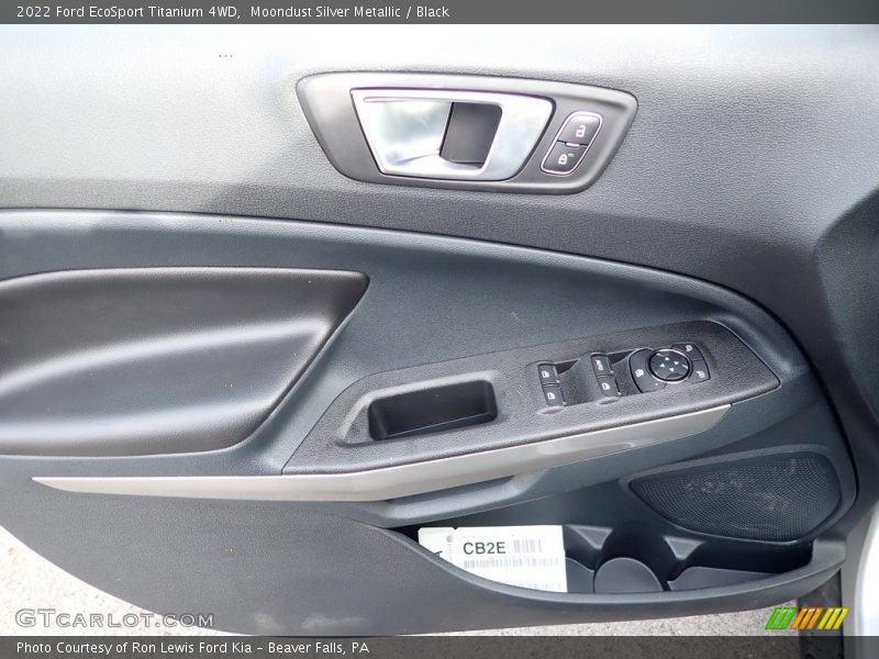 Moondust Silver Metallic / Black 2022 Ford EcoSport Titanium 4WD