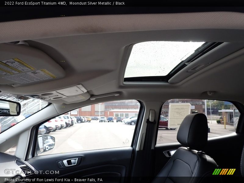 Moondust Silver Metallic / Black 2022 Ford EcoSport Titanium 4WD