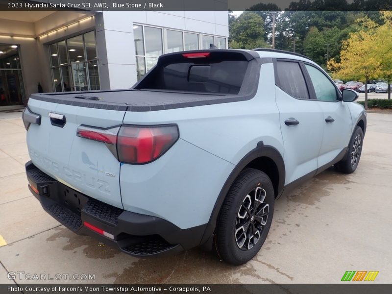 Blue Stone / Black 2023 Hyundai Santa Cruz SEL AWD