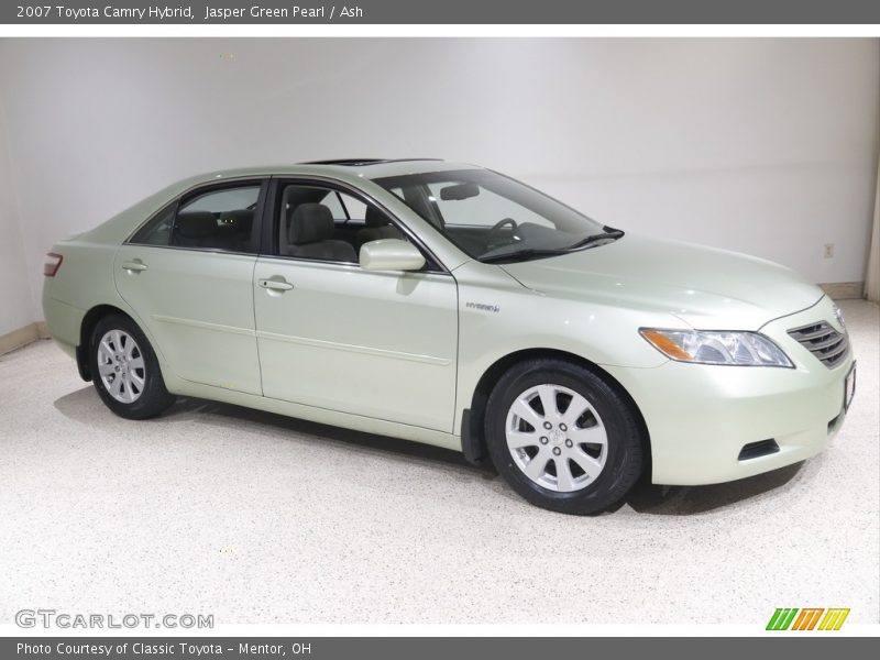 Jasper Green Pearl / Ash 2007 Toyota Camry Hybrid