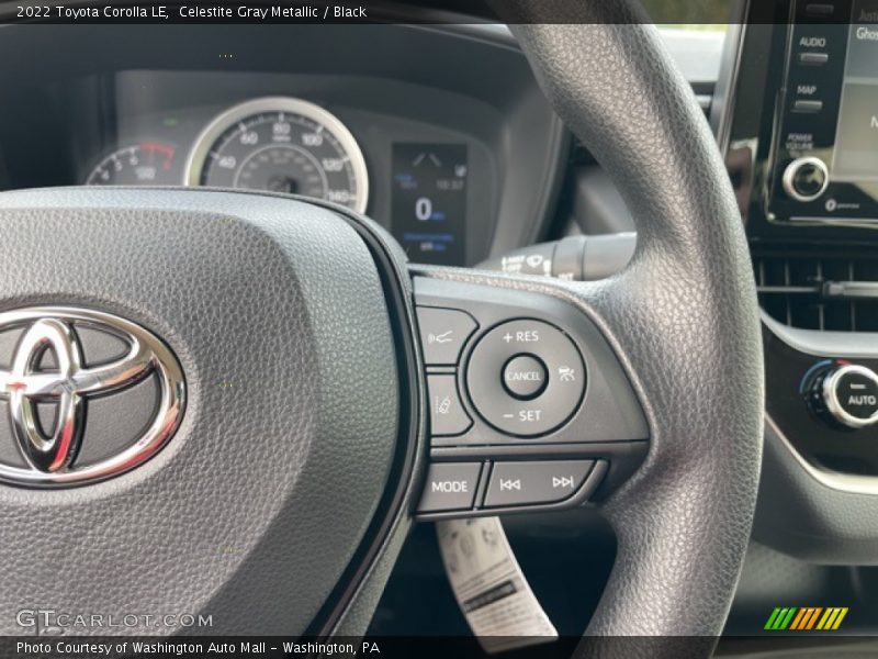 Celestite Gray Metallic / Black 2022 Toyota Corolla LE