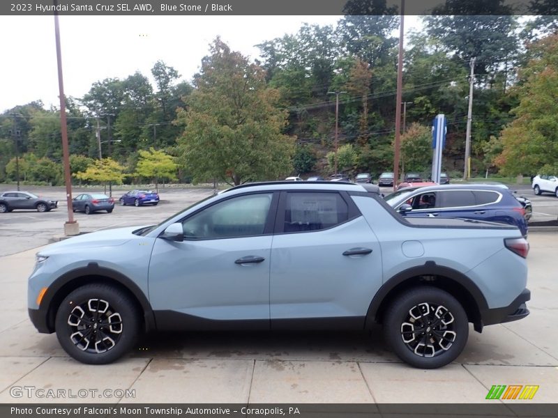 Blue Stone / Black 2023 Hyundai Santa Cruz SEL AWD