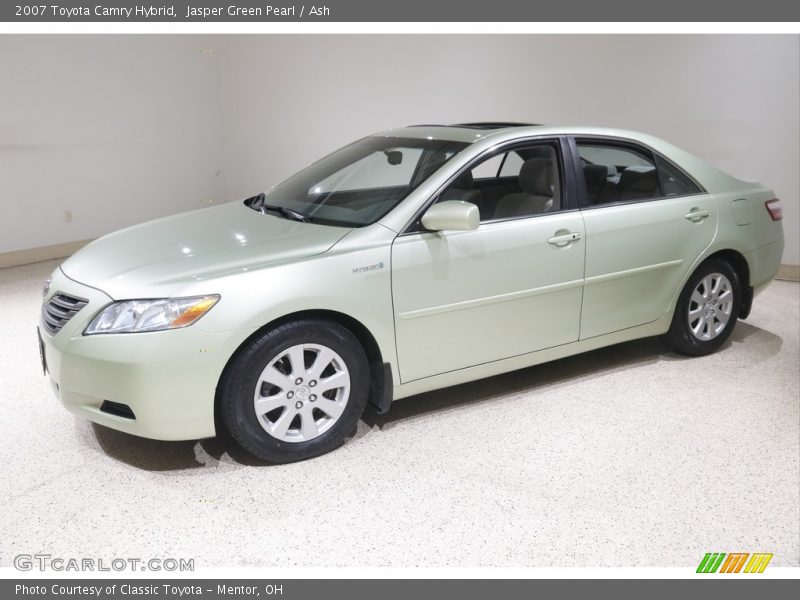 Jasper Green Pearl / Ash 2007 Toyota Camry Hybrid