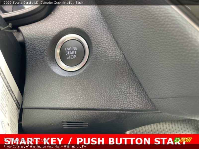 Celestite Gray Metallic / Black 2022 Toyota Corolla LE