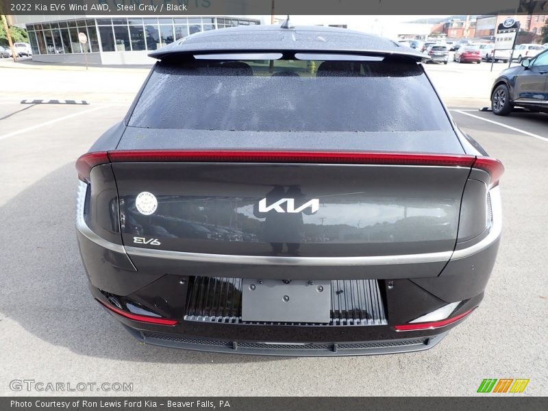 Steel Gray / Black 2022 Kia EV6 Wind AWD