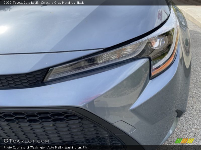 Celestite Gray Metallic / Black 2022 Toyota Corolla LE