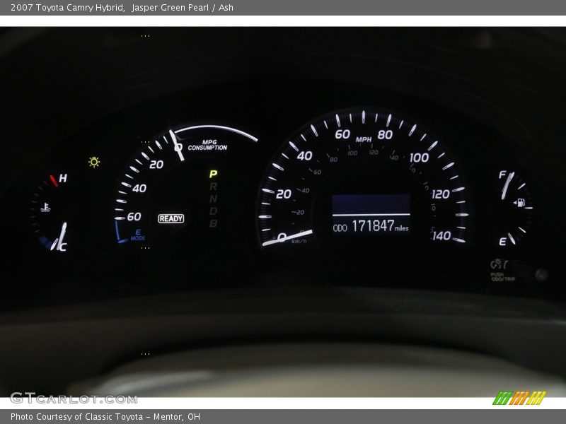 Jasper Green Pearl / Ash 2007 Toyota Camry Hybrid