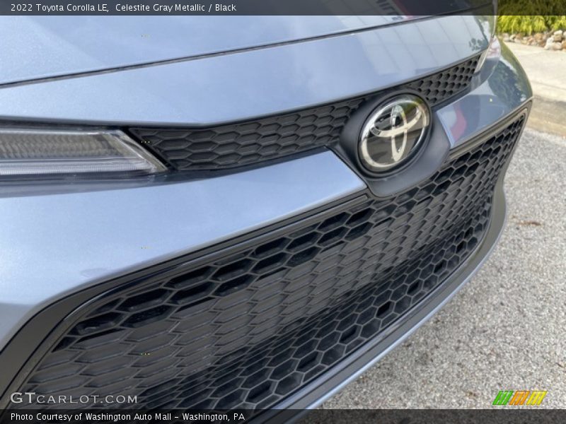 Celestite Gray Metallic / Black 2022 Toyota Corolla LE